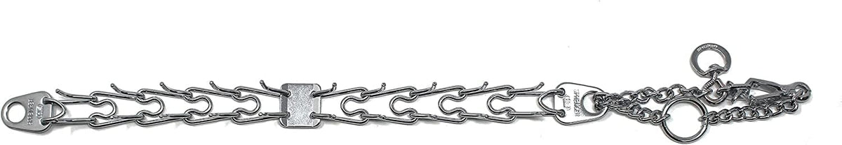 Herm Sprenger sixteen inch training collar showing the center plate design