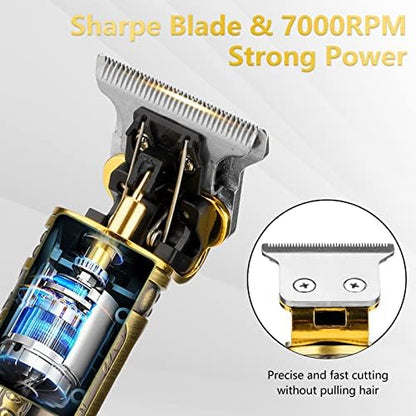 Electric shaver razor for men showing the smart digital liquid crystal display screen