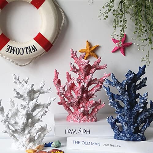 Kathson durable white artificial coral reef for saltwater tanks