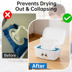 Runhike wipe container lid open showing interior