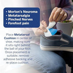 Detailed texture of PowerStep microcellular polyurethane metatarsal pads in large size.