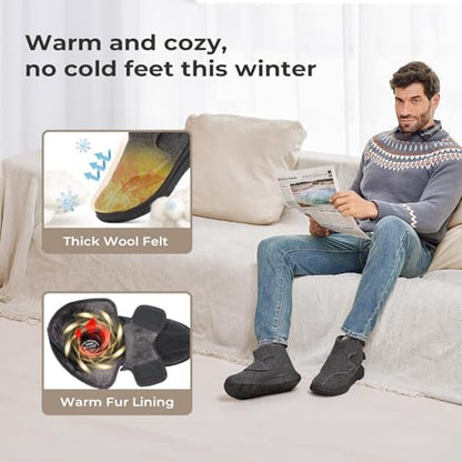 FitVille Winter Boots for Swollen Feet displayed from a top-down angle showing the wide toe box.
