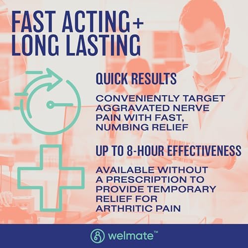 WELMATE non steroidal anti inflammatory topical gel tube resting on a white background highlighting the 150 gram size