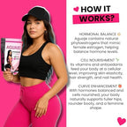 Authentic Aguaje powder for bigger butt and hips in 8.9 ounce bag.