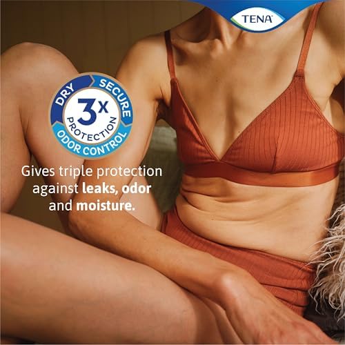 TENA Serenity protective pads showing soft cushiony side-gathers
