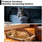 Markarbarka twenty seven inch cat furniture piece placed elegantly inside a modern living room.