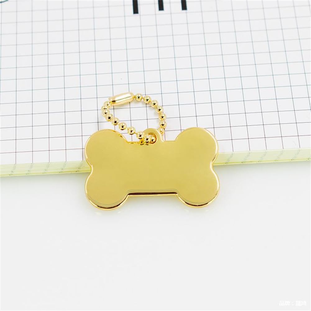 Uxcell heart shape aluminum pet ID tag with attachment ring for engraving