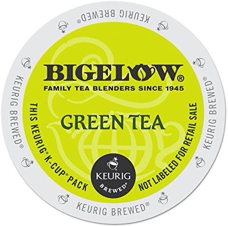 Bigelow Green Tea Keurig K-Cup Pods 24 count front box view