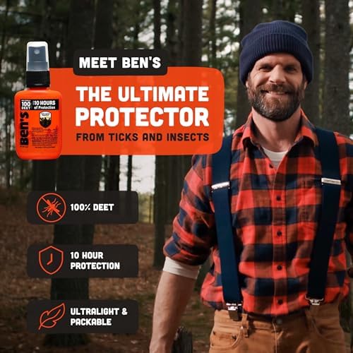 Ben's 100 Max Formula pump spray bottle close up view