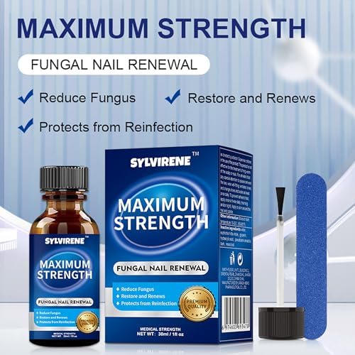 Authentic USA imported athlete foot treatment bottle with included nail file accessory.