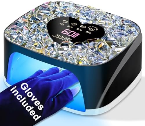 Limegirl cordless nail dryer showing digital display