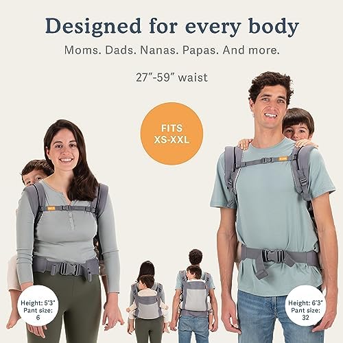 Beco dark grey performance mesh carrier adjustable shoulder straps
