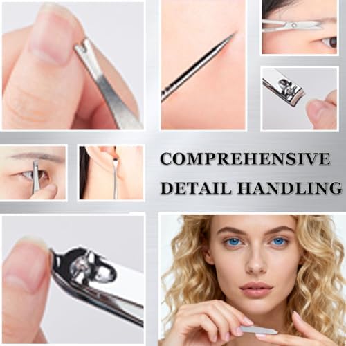 Nail file and pedicure tools in 6-piece kit