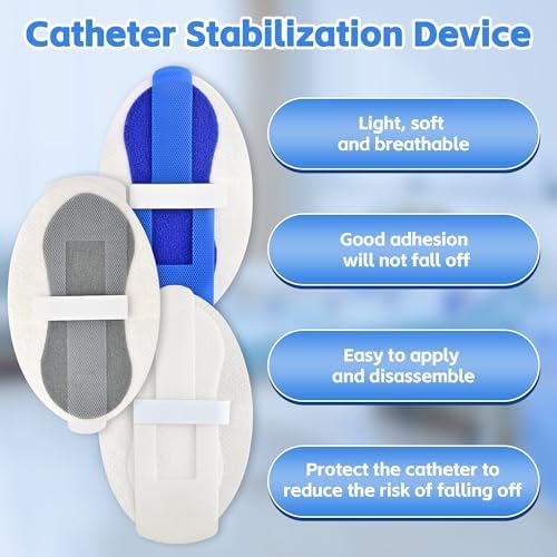 Demonstration of hook and loop catheter stabilization device