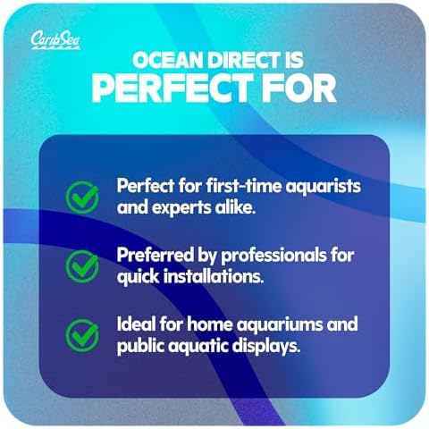 Professional reef aquarium featuring CaribSea Ocean Direct substrate
