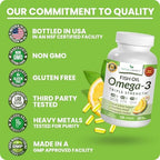 Side view of Nature's Branch 120 softgels packaging