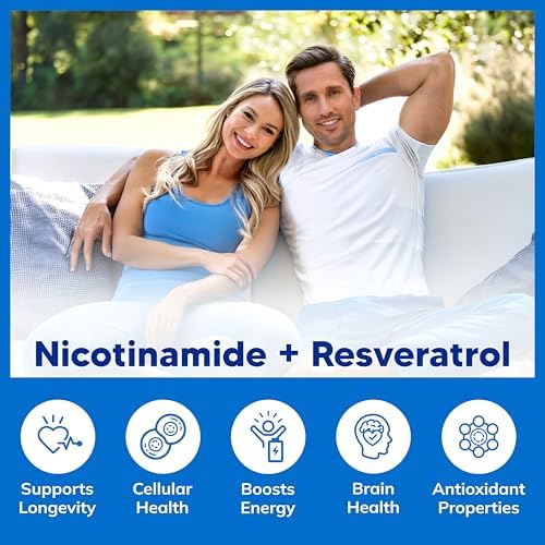 Asquared Nutrition Nicotinamide With Resveratrol lifestyle wellness display