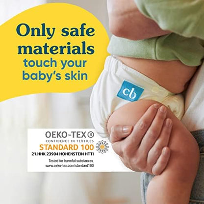 Charlie Banana reusable diaper with absorbent insert displayed