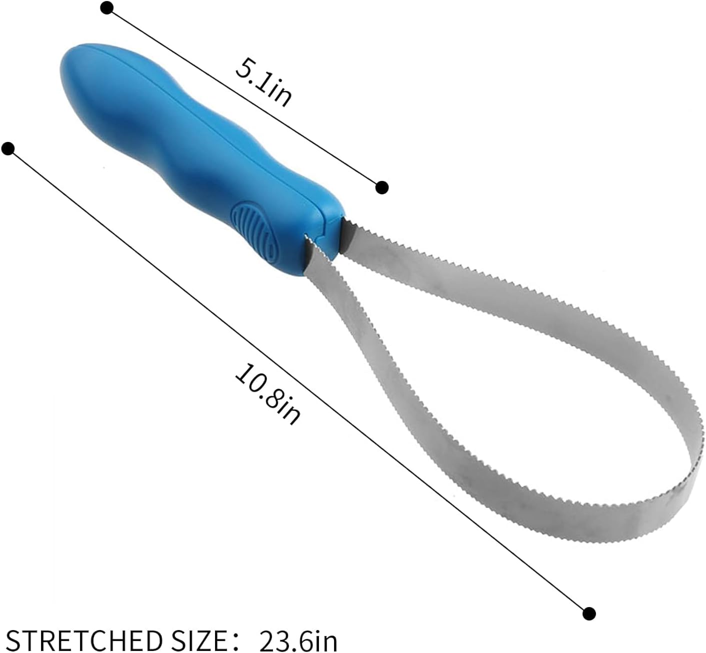 Audoloku shedding tool fine teeth edge detail for short haired coats
