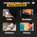 Skin Grip wipes being used for painless Dexcom patch removal