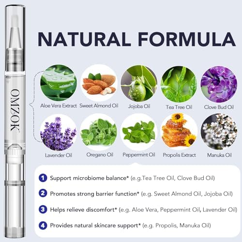 Set of five fungal nail repair pens with included nail files for prep.