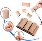 ERGOfoot finger and toe sleeves for callus and corn relief.