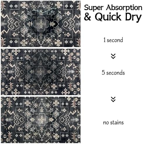 Usnfhcaw Pet Food Mat quick dry material