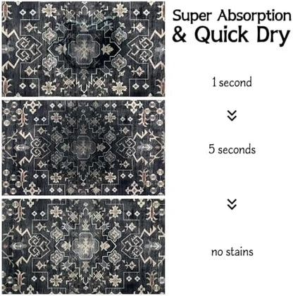 Usnfhcaw Pet Food Mat quick dry material