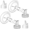 PumpMom 19mm soft rim flange set for Spectra breast pumps