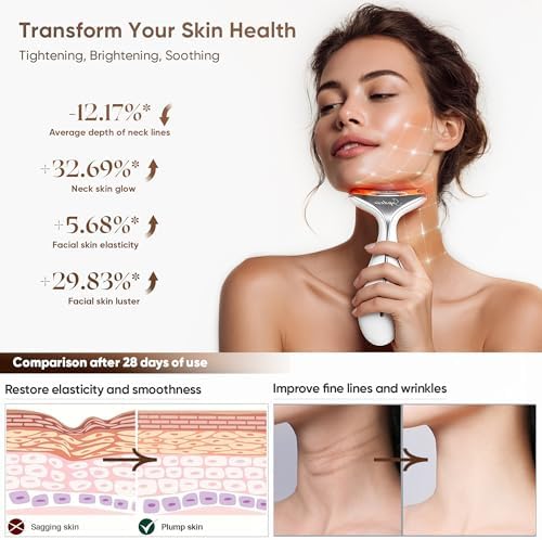 Side profile of the portable cordless beauty massager showing the sleek handheld design for targeted jawline lifting