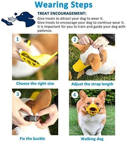 LUCKYPAW premium imported dog muzzle sizing and measurement guide