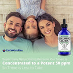 FireWaterStar health supplements four ounce glass bottle
