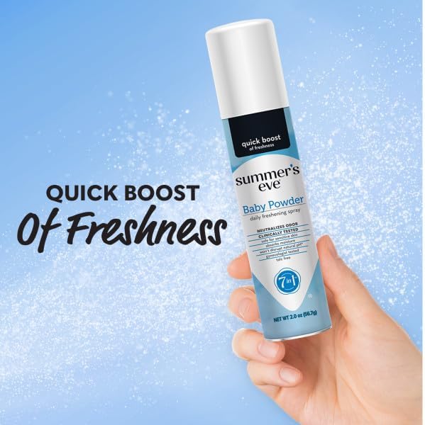 Authentic USA imported Summer's Eve freshening spray ingredients label