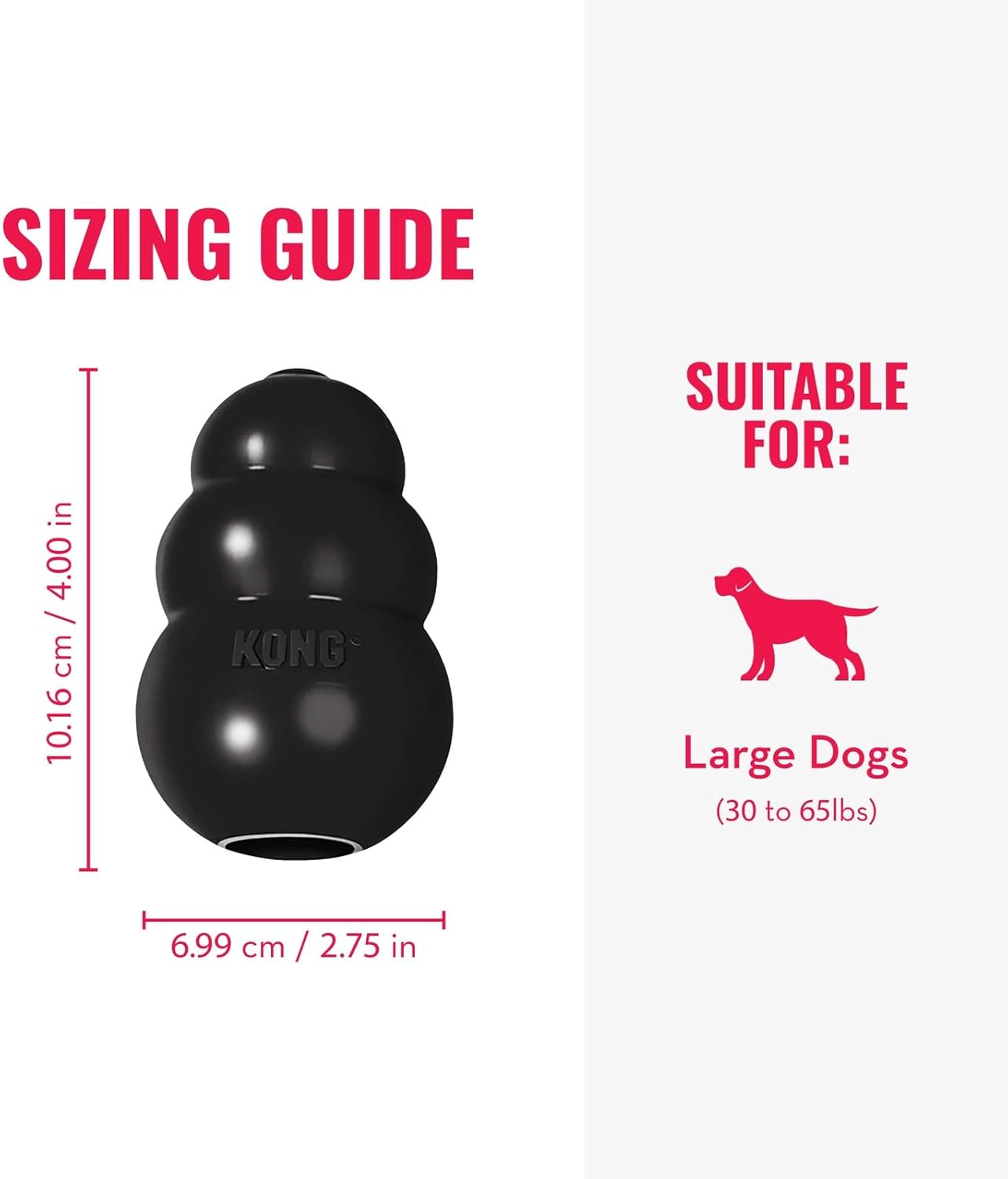 KONG Extreme heavy duty chew toy for power chewers premium pet enrichment