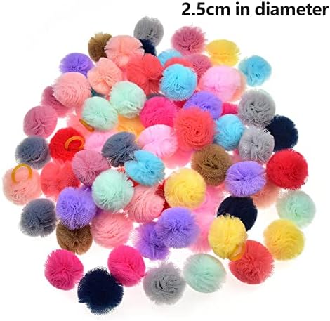 Bulk set of 100 dainty pet hair bows for grooming