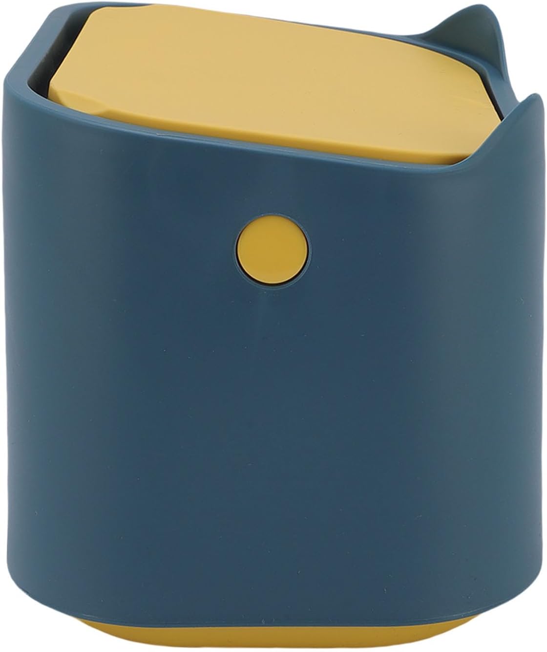 Close up of the press type lid on the Atorse waste container