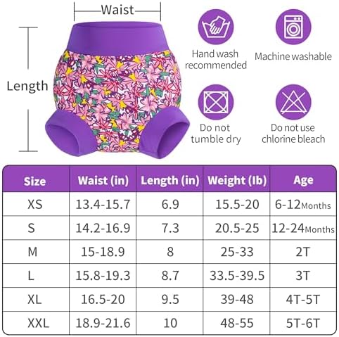 Detailed shot of soft inner lining of Big Elephant baby swim diaper