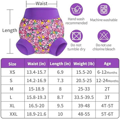 Detailed shot of soft inner lining of Big Elephant baby swim diaper