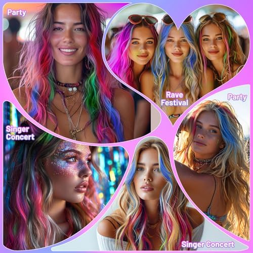 Badcolor hair chalk comb packaging for kids and adults