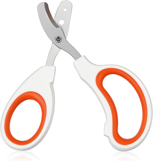 Sorcristy bearded dragon nail clippers front view stainless steel reptile grooming tool.