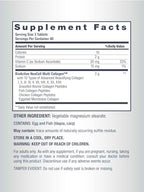 Close-up shot of Neocell collagen tablets container highlighting ten types of collagen