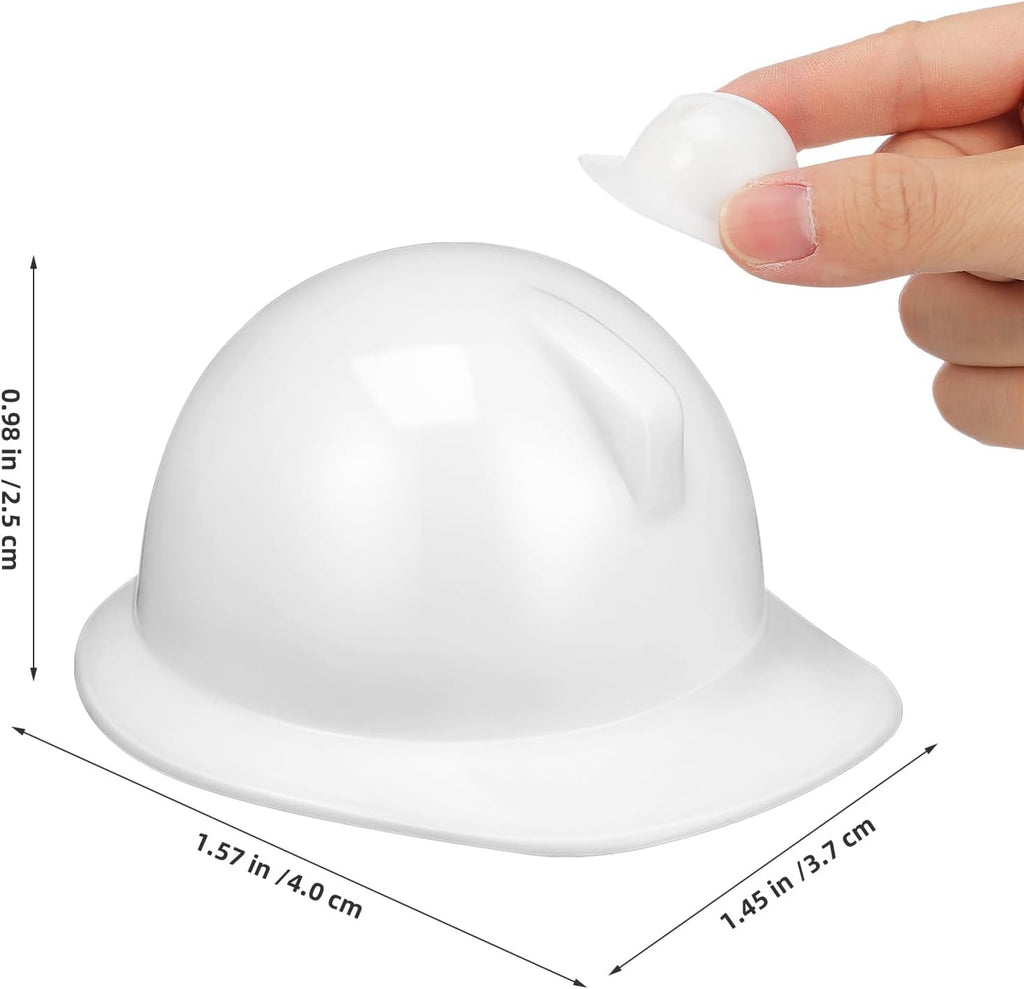 ABOOFAN 10pcs Chicken Helmet for Pets, Mini Hard Hat, Mini Construction Hat & Miniature Safety Helmet, Tiny Safety Caps for Small Animals, Doll Party Favors, Cake Decorations & Bottle Topper - Image 9