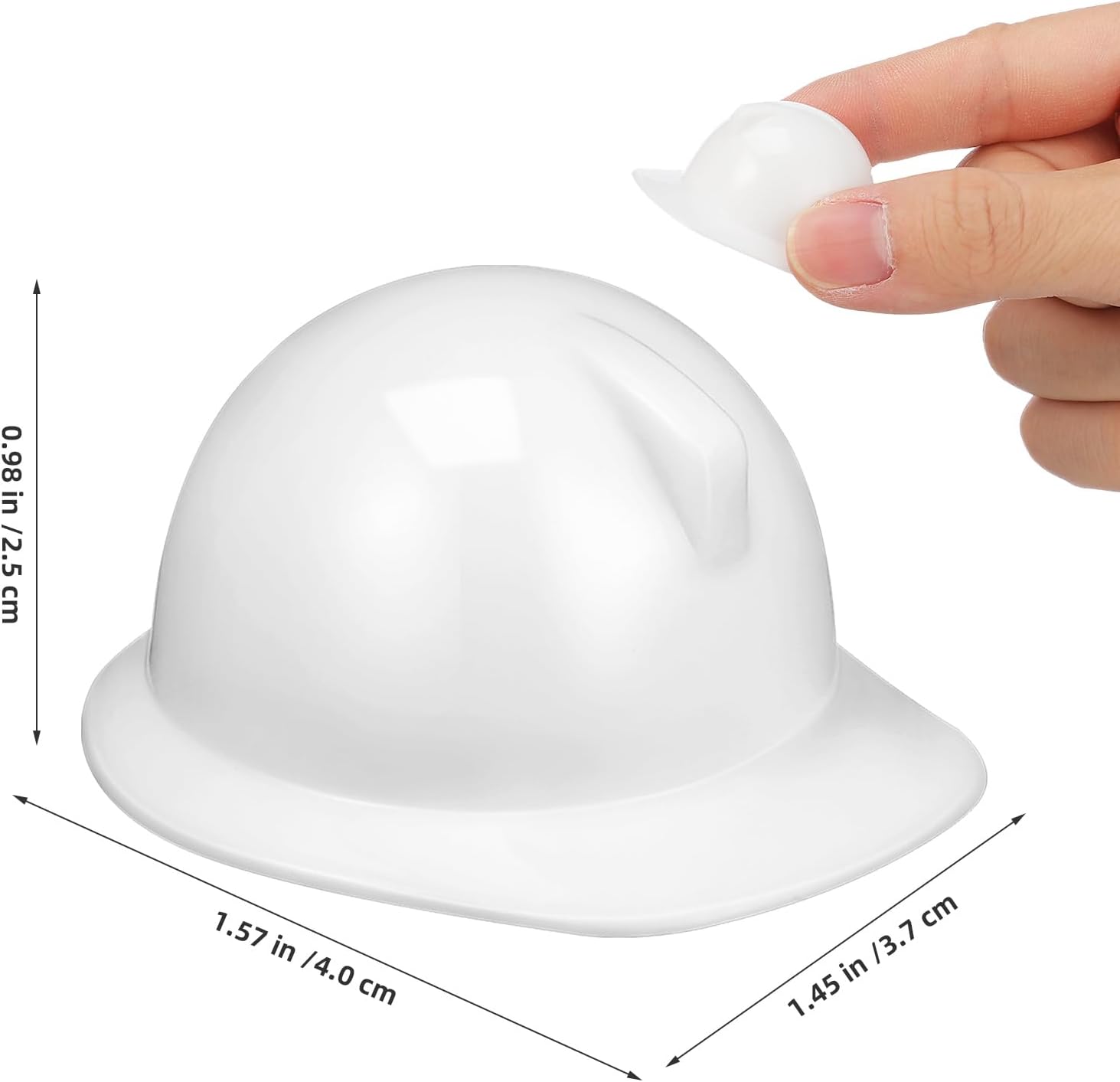 ABOOFAN 10pcs Chicken Helmet for Pets, Mini Hard Hat, Mini Construction Hat & Miniature Safety Helmet, Tiny Safety Caps for Small Animals, Doll Party Favors, Cake Decorations & Bottle Topper - Image 9
