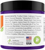 OmNutra Ketozonil eight ounce bottle showing organic ingredients for jock itch treatment