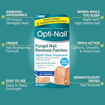 Triple action formula Opti-Nail patches for lightening and smoothing nails
