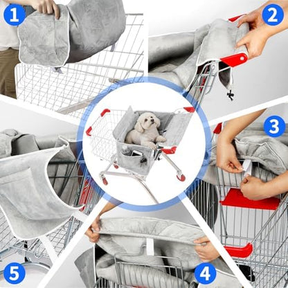 Safety clip detail on Xingtnine dog cart seat cover