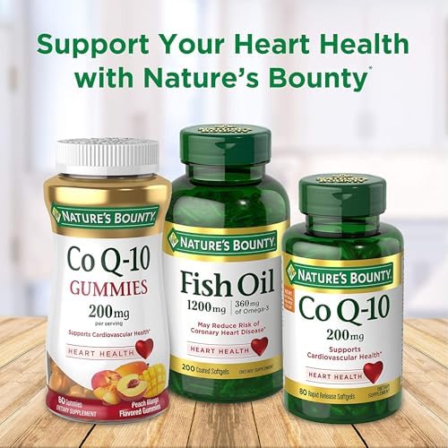 Nature's Bounty CoQ10 softgels oxidative protection