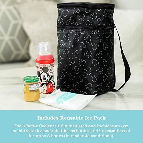 Interior view showing the two compartments of the Disney Baby cooler