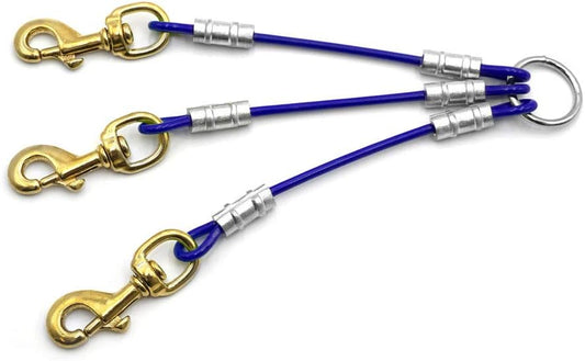 Outdoor Dog Supply Heavy Duty 3 Dog Leash Splitter front view for multi-dog walking.
