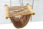 Emours double bunkbed hammock showing quilted fleece lining
